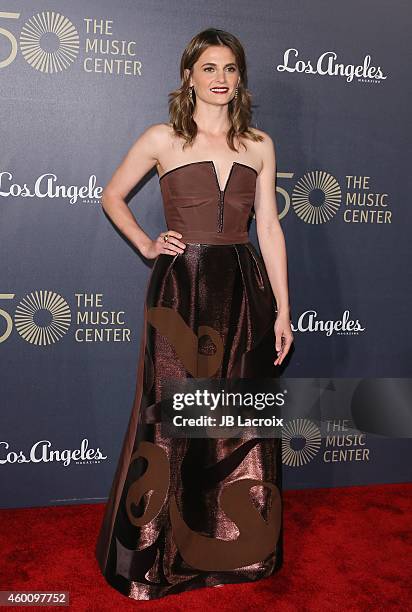 Stana Katic attends The Music Center's 50th Anniversary Spectacular at The Music Center on December 6, 2014 in Los Angeles, California.