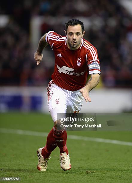 Andy Reid of Nottingham Forest during the Sky Bet Championship match between Nottingham Forest and Leeds United at City Ground on December 29, 2013...