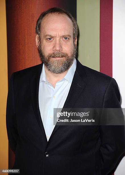 Actor Paul Giamatti attends the premiere of "Saving Mr. Banks" at Walt Disney Studios on December 9, 2013 in Burbank, California.