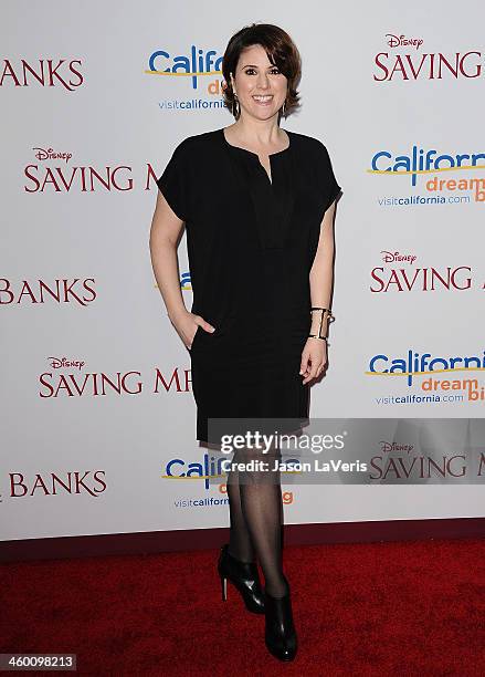 Actress Melanie Paxson attends the premiere of "Saving Mr. Banks" at Walt Disney Studios on December 9, 2013 in Burbank, California.