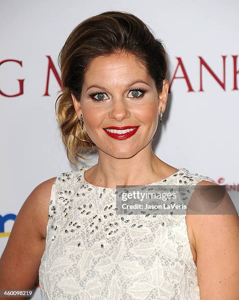 Actress Candace Cameron Bure attends the premiere of "Saving Mr. Banks" at Walt Disney Studios on December 9, 2013 in Burbank, California.