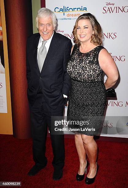 Actor Dick Van Dyke and wife Arlene Silver attend the premiere of "Saving Mr. Banks" at Walt Disney Studios on December 9, 2013 in Burbank,...