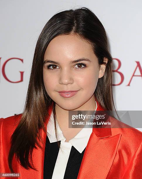Actress Bailee Madison attends the premiere of "Saving Mr. Banks" at Walt Disney Studios on December 9, 2013 in Burbank, California.
