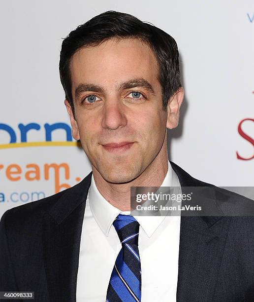 Actor B.J. Novak attends the premiere of "Saving Mr. Banks" at Walt Disney Studios on December 9, 2013 in Burbank, California.