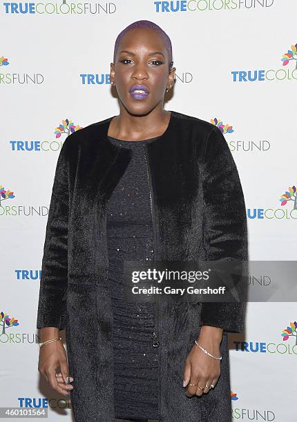 Singer Liv Warfield attends the 4th Annual "Home For The Holidays" Benefit Concert at The Beacon Theatre on December 6, 2014 in New York City.