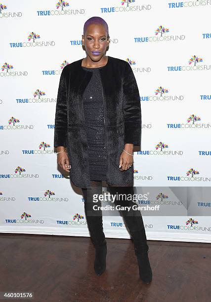 Singer Liv Warfield attends the 4th Annual "Home For The Holidays" Benefit Concert at The Beacon Theatre on December 6, 2014 in New York City.
