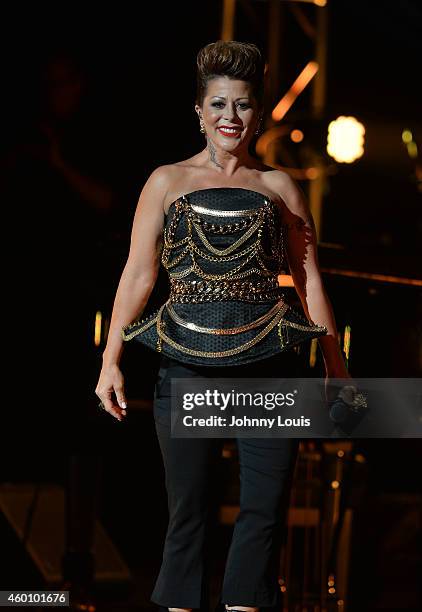 Alejandra Guzman performs at the 2014 Annual Dreaming On The Beach Gala at Fillmore Miami Beach on December 6, 2014 in Miami Beach, Florida.