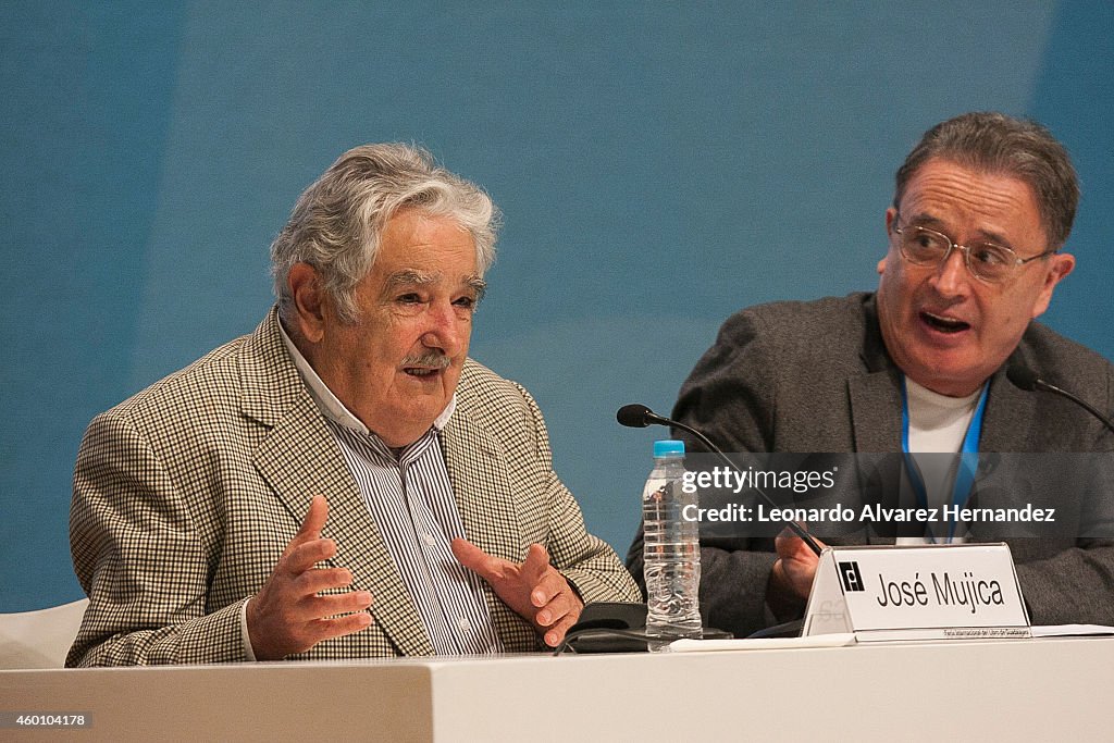 Jose Mujica President of Uruguay Attends Guadalajara International Book Fair