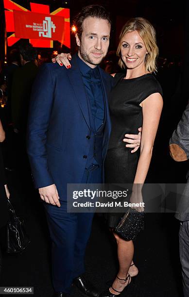 Rafe Spall and Elize du Toit attend The Moet British Independent Film Awards 2014 at Old Billingsgate Market on December 7, 2014 in London, England.