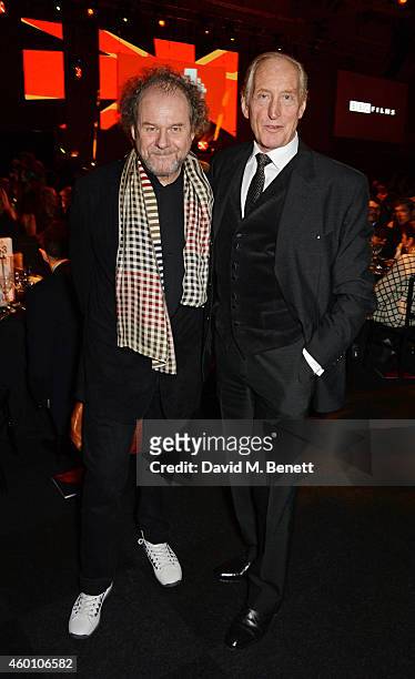 Mike Figgis and Charles Dance attend The Moet British Independent Film Awards 2014 at Old Billingsgate Market on December 7, 2014 in London, England.