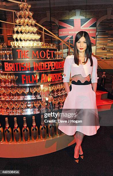 Gemma Chan attends the Moet British Independent Film Awards 2014 at Old Billingsgate Market on December 7, 2014 in London, England.