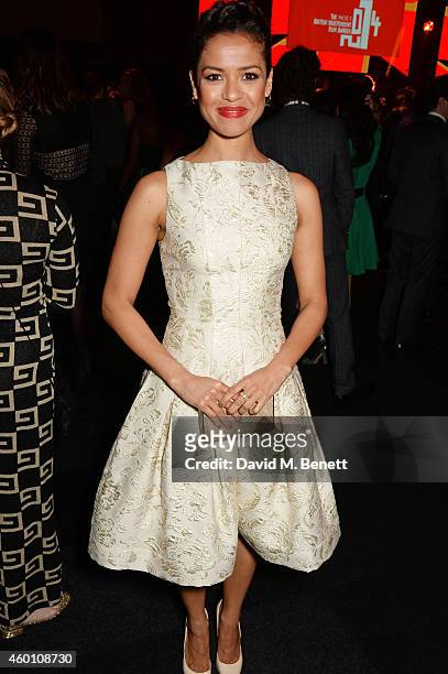 Gugu Mbatha-Raw attends The Moet British Independent Film Awards 2014 at Old Billingsgate Market on December 7, 2014 in London, England.