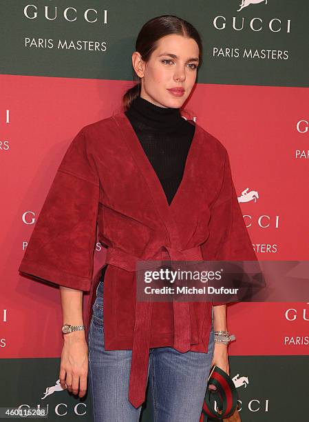 Charlotte Casiraghi attends the Gucci Paris Master Day 4 on December 7, 2014 in Villepinte, France.