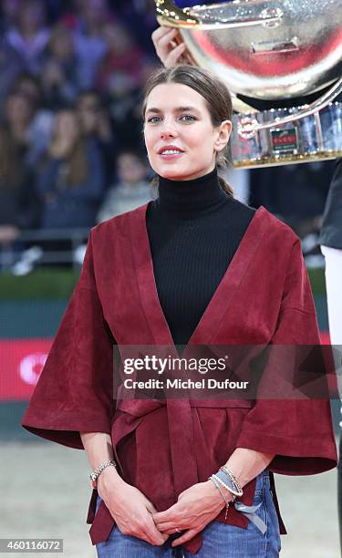 Charlotte Casiraghi attends the Gucci Paris Master Day 4 on December 7, 2014 in Villepinte, France.