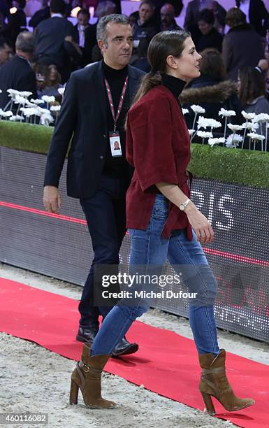 Charlotte Casiraghi attends the Gucci Paris Master Day 4 on December 7, 2014 in Villepinte, France.