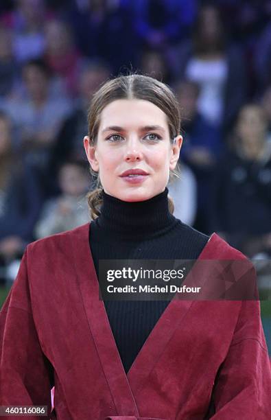 Charlotte Casiraghi attends the Gucci Paris Master Day 4 on December 7, 2014 in Villepinte, France.