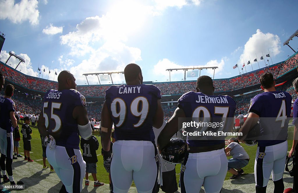 Baltimore Ravens v Miami Dolphins