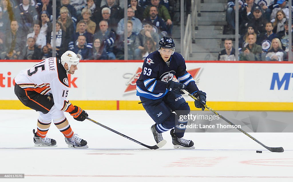 Anaheim Ducks v Winnipeg Jets