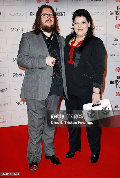 Iain Forsyth and Jane Pollard attend The Moet British Independent Film Awards at Old Billingsgate Market on December 7, 2014 in London, England.