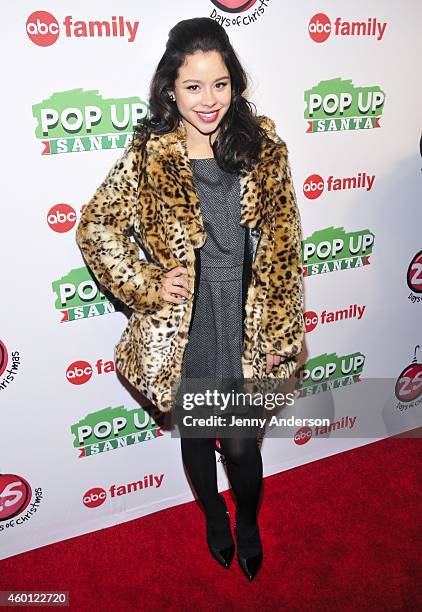 Cierra Ramirez of 'The Fosters' attends ABC's "25 Days Of Christmas" Celebration at Cucina at Rockerfellar Center on December 7, 2014 in New York...
