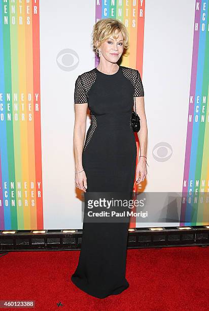 Melanie Griffith arrives at the 37th Annual Kennedy Center Honors at the John F. Kennedy Center for the Performing Arts on December 7, 2014 in...