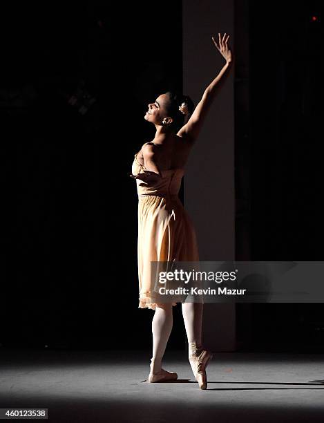 Misty Copeland performs onstage at the 37th Annual Kennedy Center Honors at The John F. Kennedy Center for Performing Arts on December 7, 2014 in...