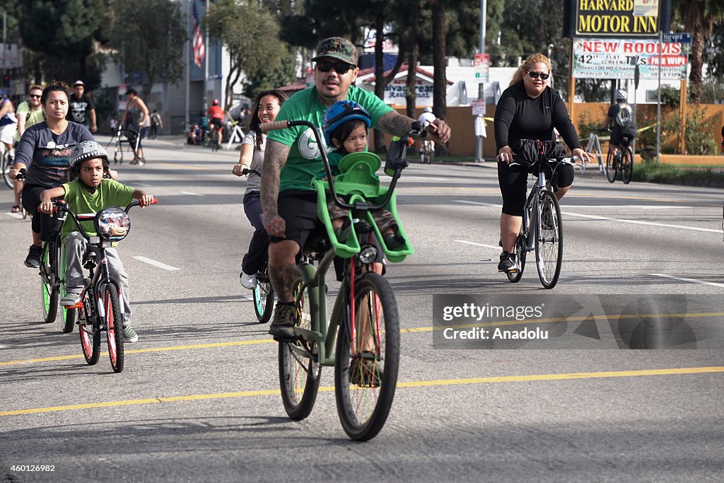 11th CicLAvia Cycle Event takes place in LA