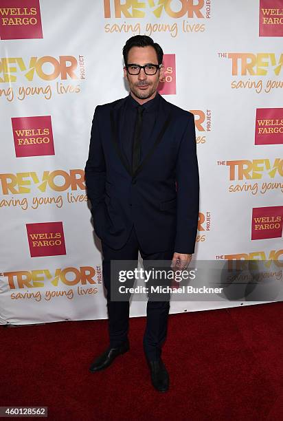 Actor Lawrence Zarian attends "TrevorLIVE LA" Honoring Robert Greenblatt, Yahoo and Skylar Kergil for The Trevor Project at Hollywood Palladium on...