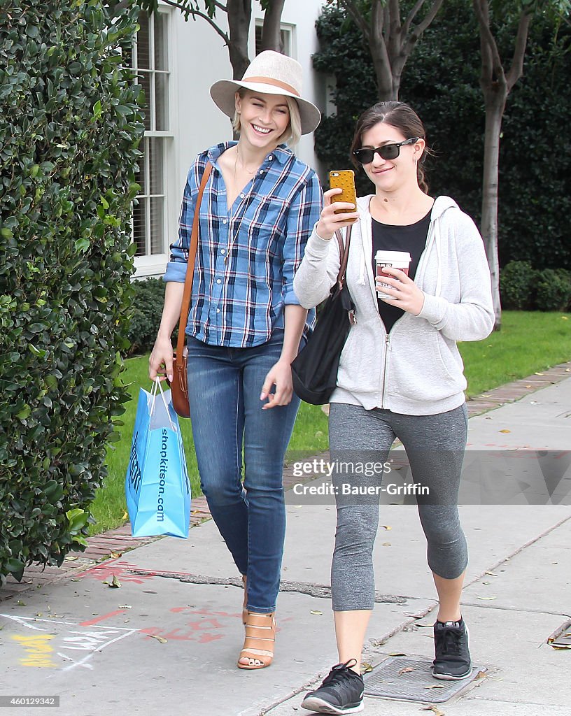 Celebrity Sightings In Los Angeles - December 07, 2014