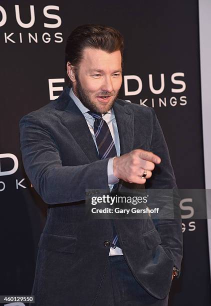 Actor Joel Edgerton attends the "Exodus: Gods And Kings" New York Premiere at Brooklyn Museum on December 7, 2014 in New York City.