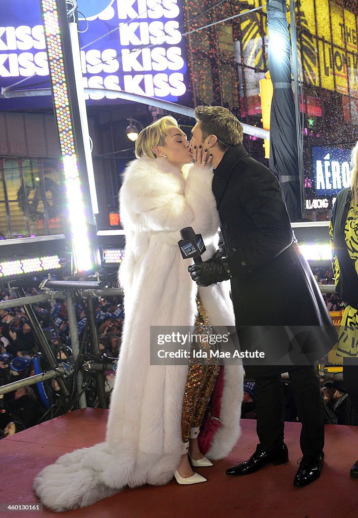 ABC's Coverage Of "Dick Clark's New Year's Rockin' Eve" 2014 With Ryan Seacrest