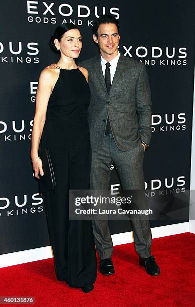 Julianna Margulies and Keith Lieberthal attend the "Exodus: Gods And Kings" New York Premiere at Brooklyn Museum on December 7, 2014 in New York City.