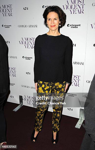 Elizabeth Vargas attends "A Most Violent Year" New York Premiere at Florence Gould Hall on December 7, 2014 in New York City.