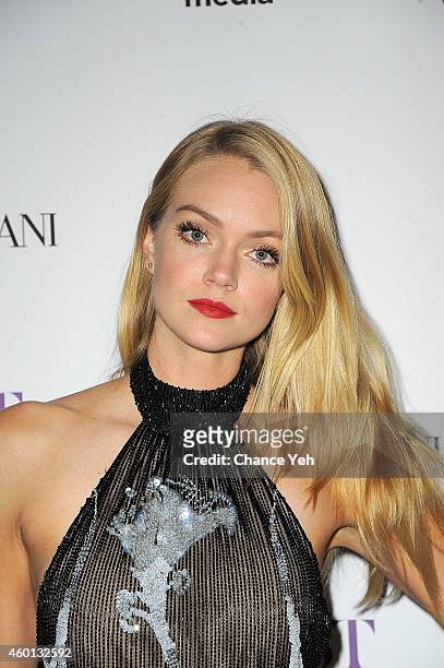 Lindsay Ellingson attends "A Most Violent Year" New York Premiere at Florence Gould Hall on December 7, 2014 in New York City.
