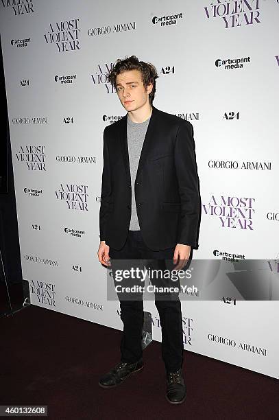 Ben Rosenfield attends "A Most Violent Year" New York Premiere at Florence Gould Hall on December 7, 2014 in New York City.