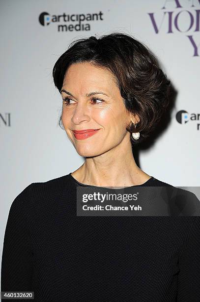 Elizabeth Vargas attends "A Most Violent Year" New York Premiere at Florence Gould Hall on December 7, 2014 in New York City.