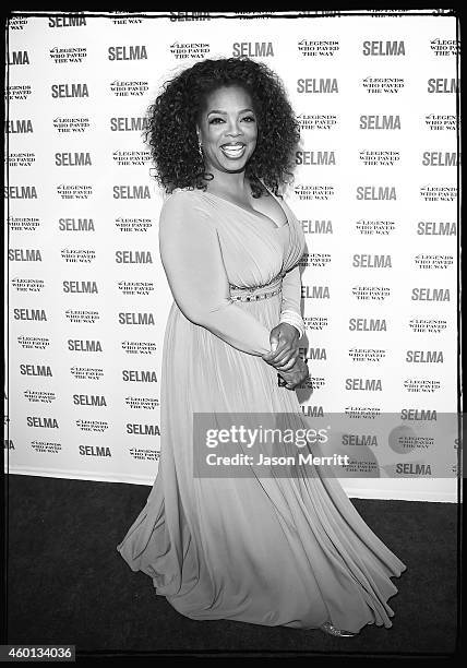 Oprah Winfrey attends the 'Selma' and The Legends Who Paved The Way Gala at Bacara Resort on December 6, 2014 in Goleta, California.