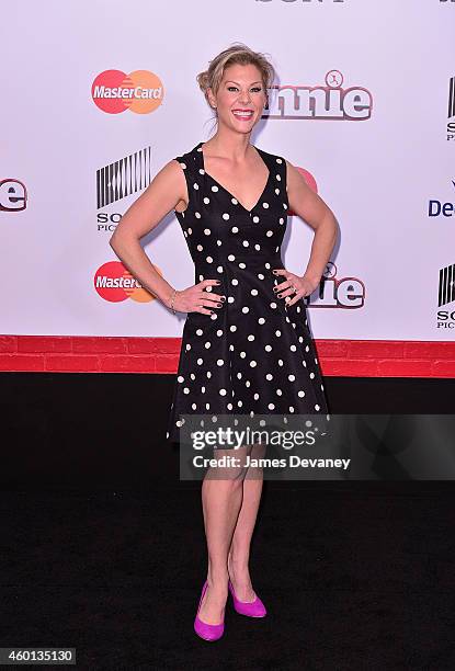 Stephanie Kurtzuba attends the "Annie" World Premiere at Ziegfeld Theater on December 7, 2014 in New York City.