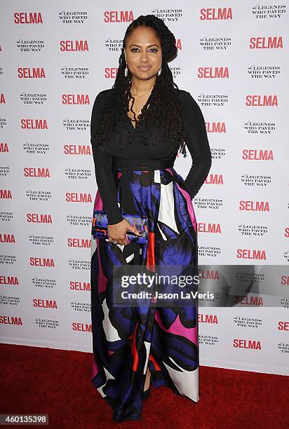 Director Ava DuVernay attends the "Selma" and the Legends Who Paved the Way gala at Bacara Resort on December 6, 2014 in Goleta, California.