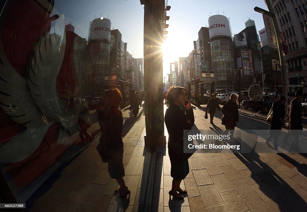 General Economy Images As Japan Releases 3Q GDP Figures