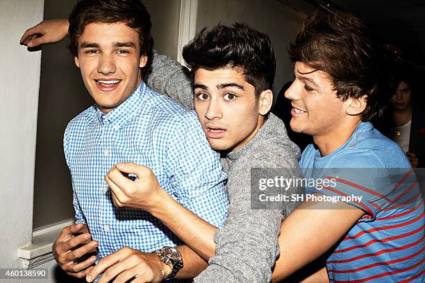 Pop band One Direction are photographed on May 9, 2012 in London, England.