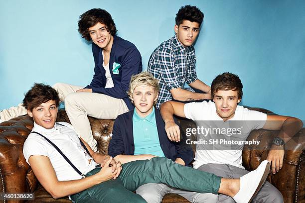 Pop band One Direction are photographed on May 9, 2012 in London, England.