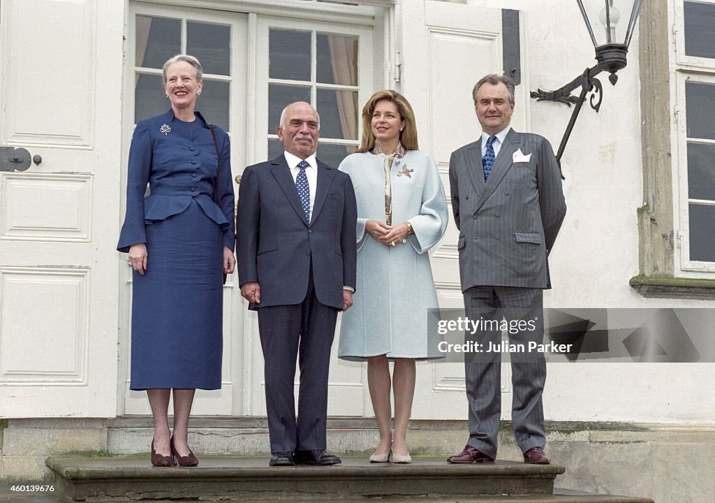 State visit to Denmark, by King Hussien, and Queen Noor of Jordan