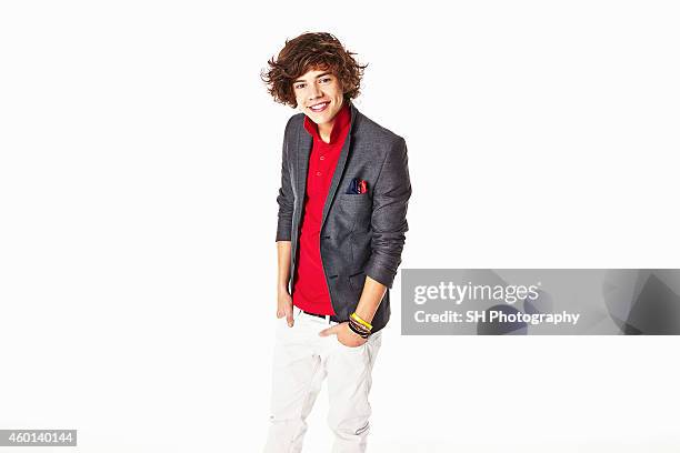 Singer Harry Styles of pop band One Direction is photographed on December 21, 2010 in London, England.