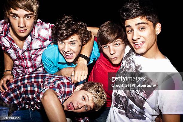 Pop band One Direction are photographed on September 13, 2010 in London, England.