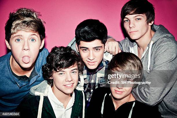 Pop band One Direction are photographed on October 24, 2010 in London, England.