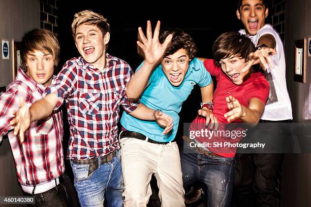 Pop band One Direction are photographed on September 13, 2010 in London, England.