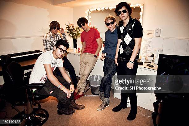 Pop band One Direction are photographed on September 5, 2010 in London, England.