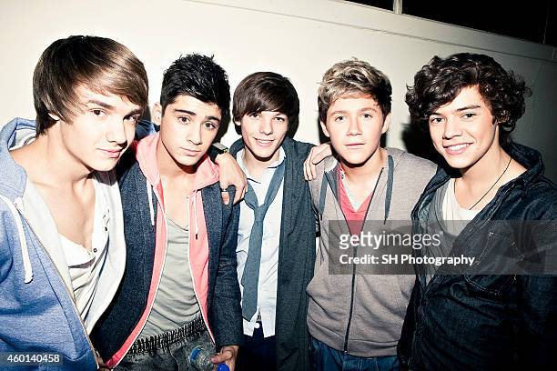 Pop band One Direction are photographed on October 23, 2010 in London, England.