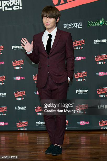 Singer K. Will attends the Mnet "No. Mercy" press conference on December 8, 2014 in Seoul, South Korea. The program will open on December 10, in...